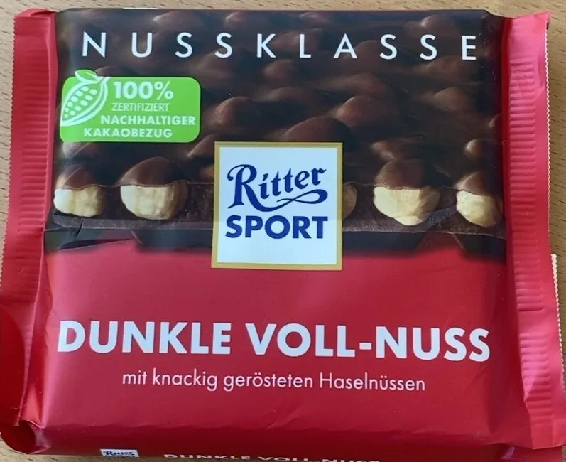 Ritter Sport Dunkle Voll-Nuss